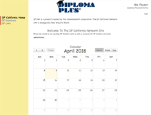 Tablet Screenshot of california.diplomaplus.net