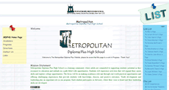 Desktop Screenshot of metropolitan.diplomaplus.net