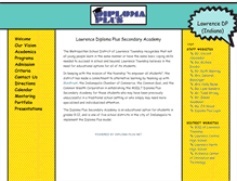 Tablet Screenshot of lawrence.diplomaplus.net